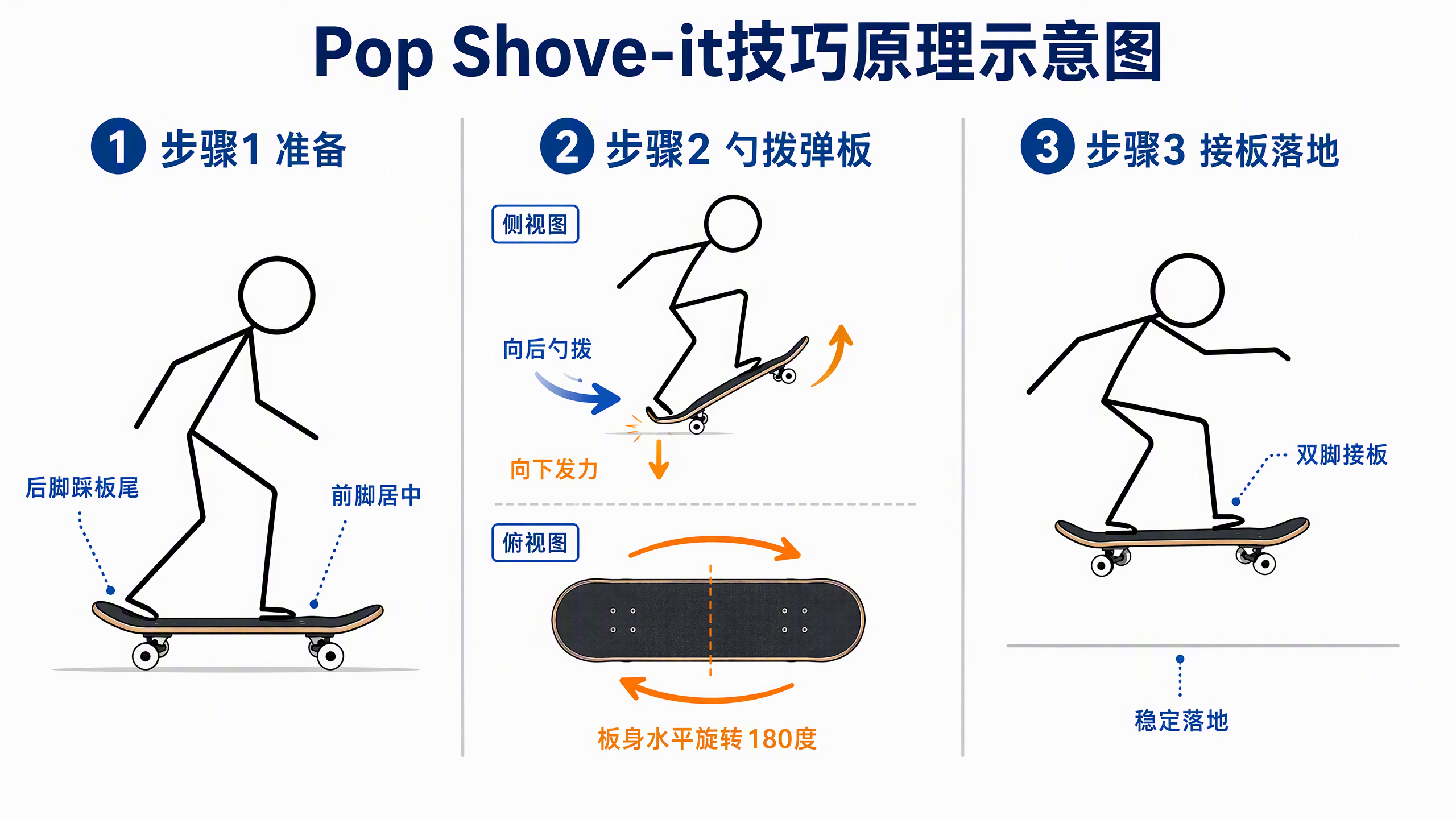 Pop Shove-it技巧原理